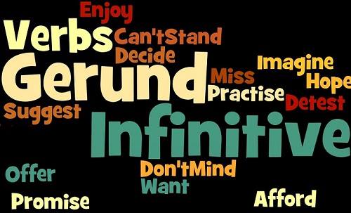 gerund-to infinitive